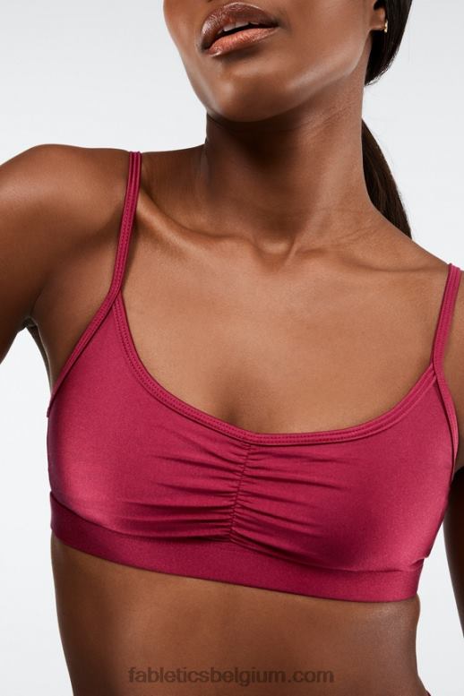 kersen barsten schijnen vrouwen adley lage impact sportbeha Fabletics LH20J1653