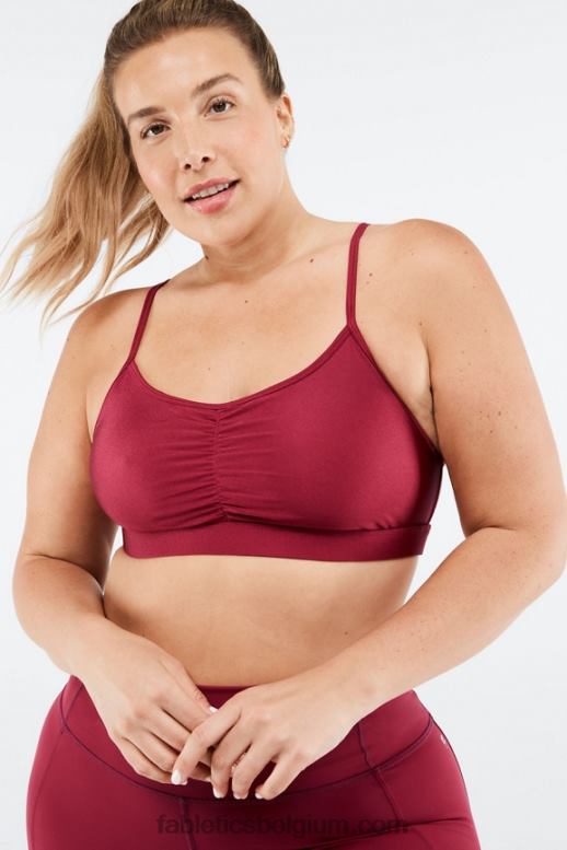 kersen barsten schijnen vrouwen adley lage impact sportbeha Fabletics LH20J1654