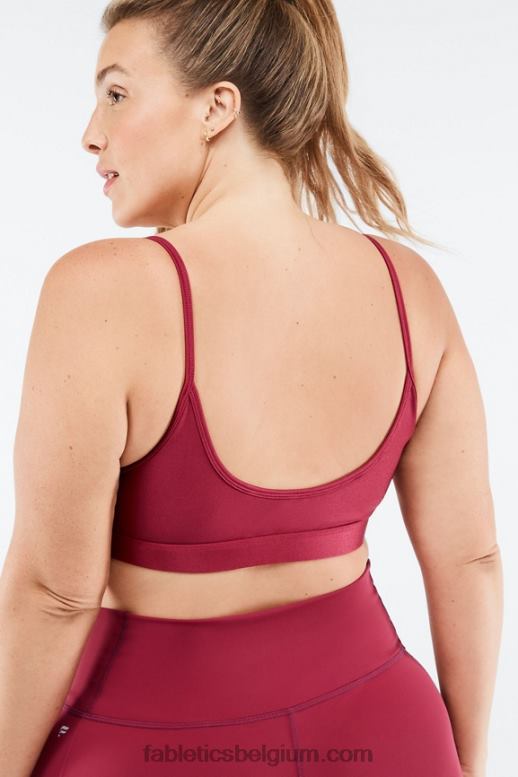kersen barsten schijnen vrouwen adley lage impact sportbeha Fabletics LH20J1654