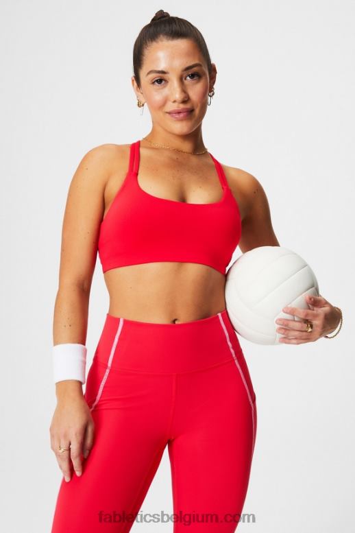 klassieke kers vrouwen belangrijkste low-impact bh Fabletics LH20J1450