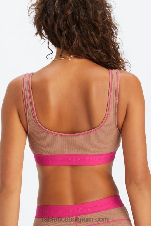 knuffel/fuchsia vrouwen wafel bh Fabletics LH20J1534