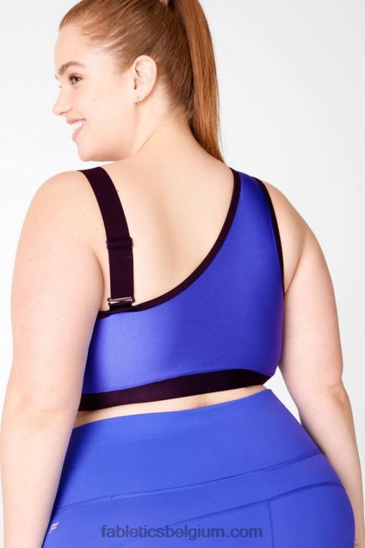 lapis/zwart vrouwen winn iii lage impact sportbeha Fabletics LH20J1689