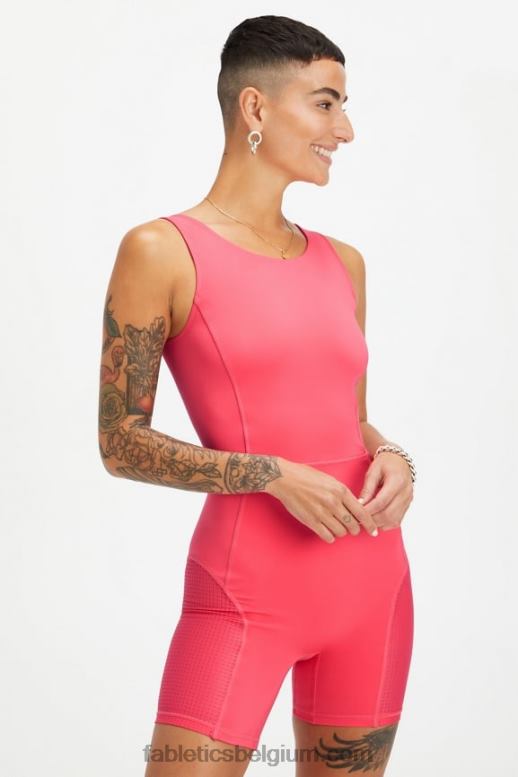magenta rood vrouwen brianna trots rompertje Fabletics LH20J1613