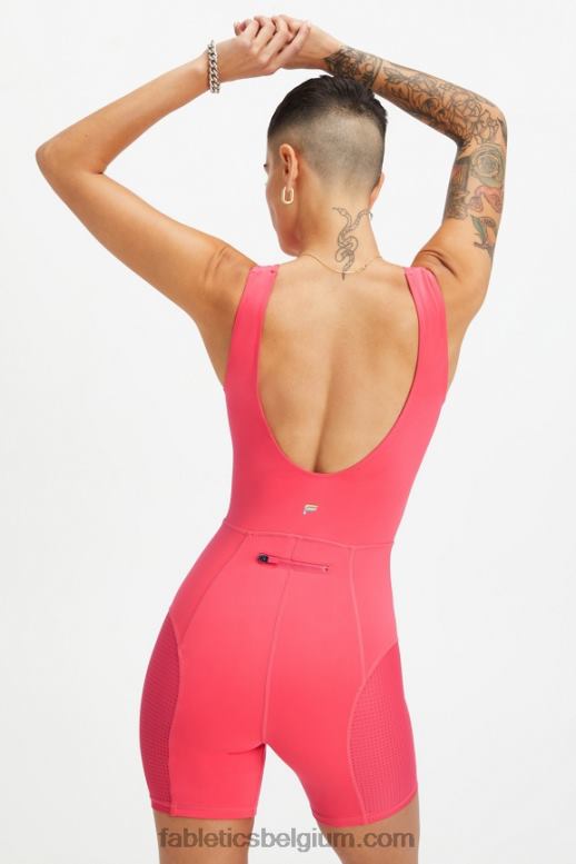 magenta rood vrouwen brianna trots rompertje Fabletics LH20J1613
