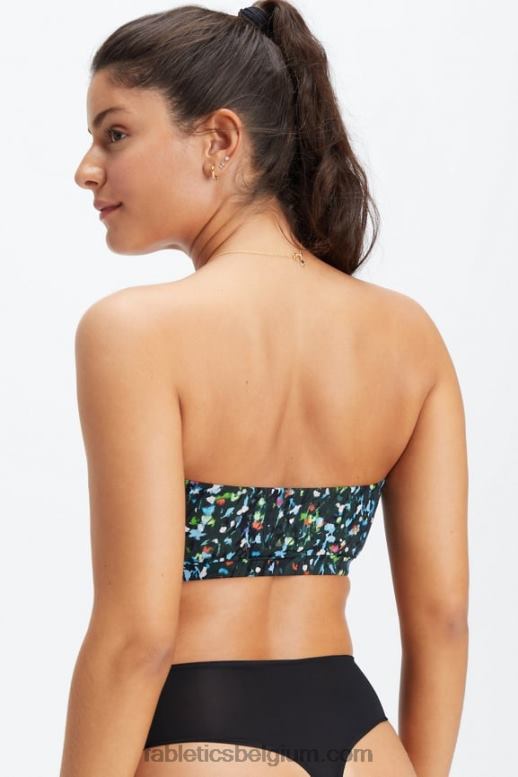 middernacht tuin vrouwen fijn aanvoelende bandeau-bralette Fabletics LH20J1565