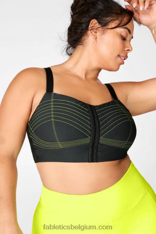 nachtschaduw/neon vrouwen ines low impact sportbeha Fabletics LH20J1677
