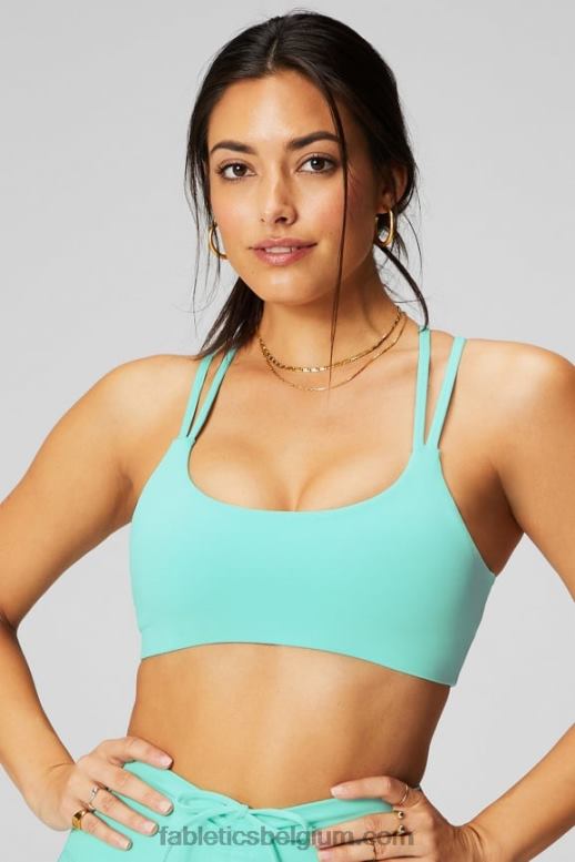 neonverlichting bij het zwembad vrouwen belangrijkste low-impact bh Fabletics LH20J1453