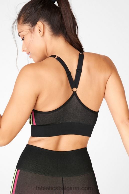 roze streep multi vrouwen aisley naadloze bh Fabletics LH20J1671
