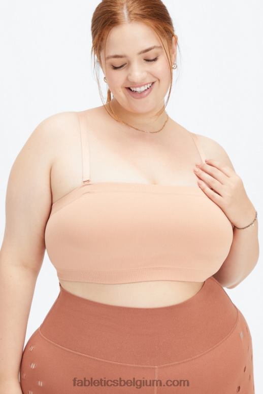 sandelhout vrouwen camilla sculpt gebreide bandeau Fabletics LH20J1579