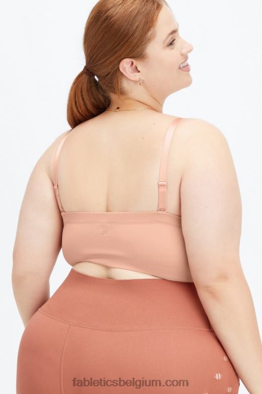 sandelhout vrouwen camilla sculpt gebreide bandeau Fabletics LH20J1579