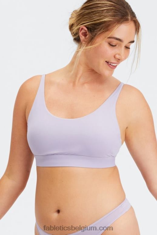 schaduw vrouwen fijne bralette met ronde hals Fabletics LH20J1577