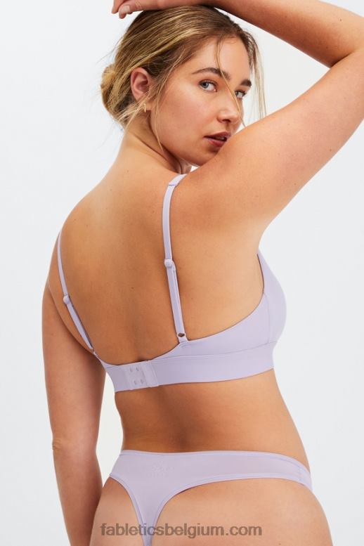 schaduw vrouwen fijne bralette met ronde hals Fabletics LH20J1577