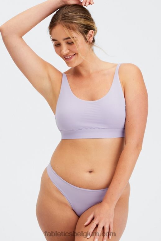 schaduw vrouwen fijne bralette met ronde hals Fabletics LH20J1577