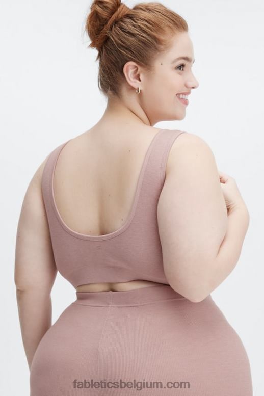spoor stof vrouwen restoreknit bralette met lage rug Fabletics LH20J1553
