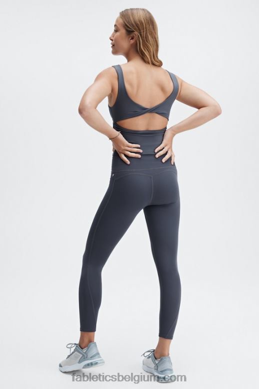 tin vrouwen oasis twist ingebouwde beha tanktop Fabletics LH20J1495