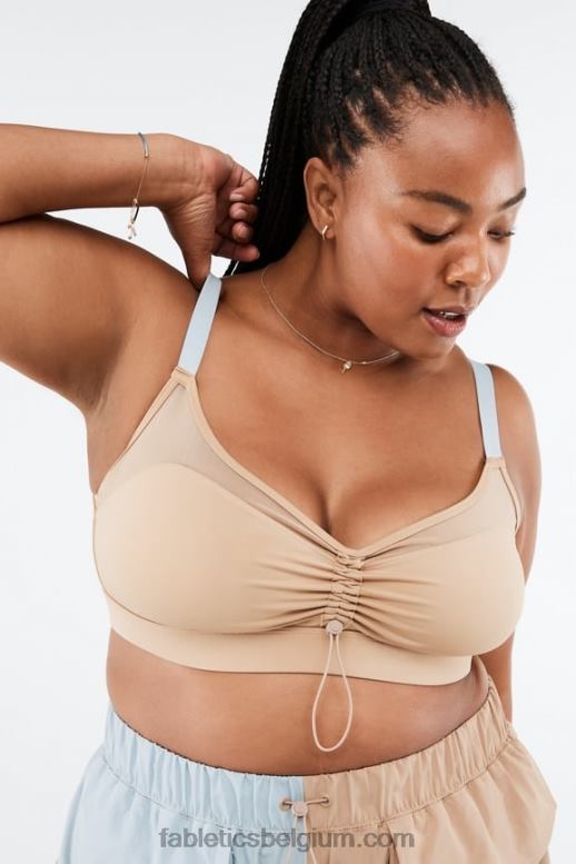 woestijn/blauwe steen vrouwen makayla sportbeha met lage impact Fabletics LH20J1634