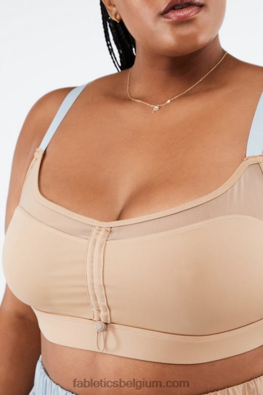 woestijn/blauwe steen vrouwen makayla sportbeha met lage impact Fabletics LH20J1634