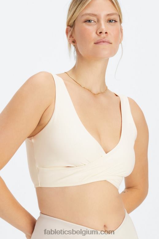 zilverreiger vrouwen crossover-sportbeha met lage impact Fabletics LH20J1516