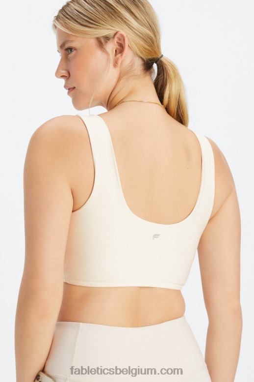 zilverreiger vrouwen crossover-sportbeha met lage impact Fabletics LH20J1516