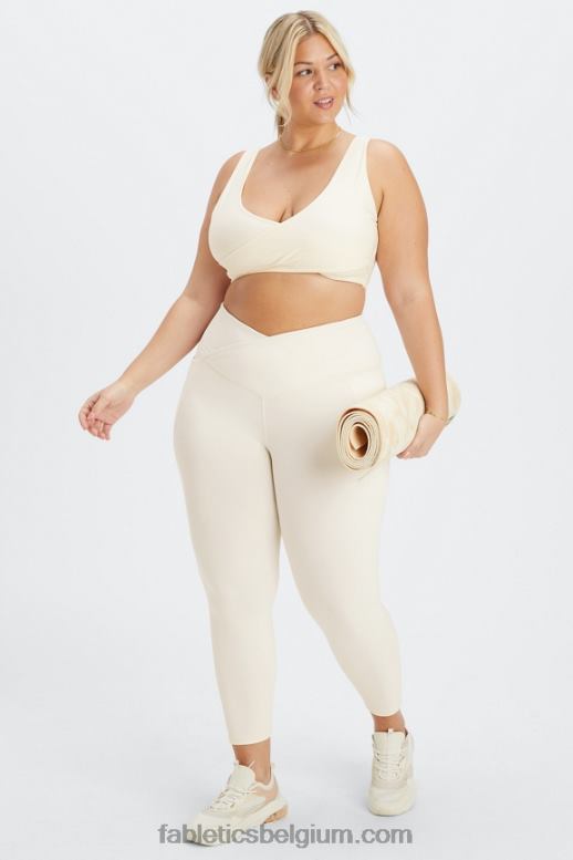 zilverreiger vrouwen crossover-sportbeha met lage impact Fabletics LH20J1517