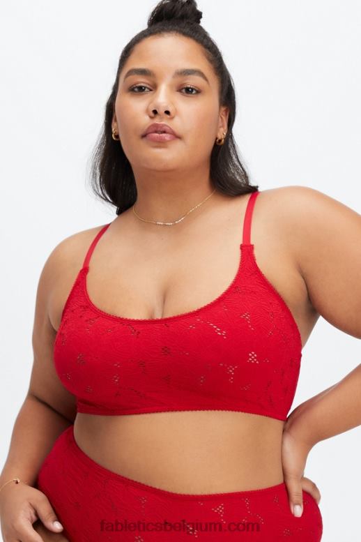 zoete kers vrouwen naadloze kanten bralette Fabletics LH20J1525