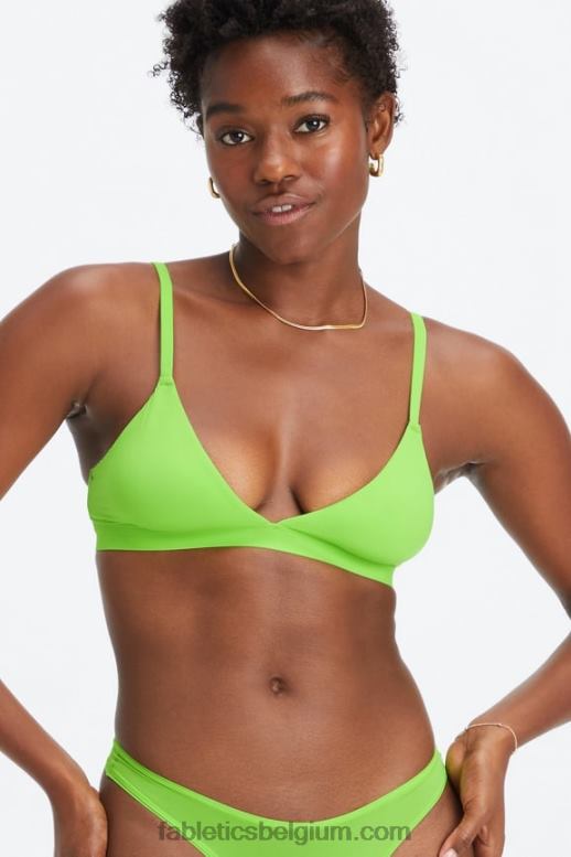 zure appel vrouwen fijn aanvoelende triangelbralette Fabletics LH20J1538