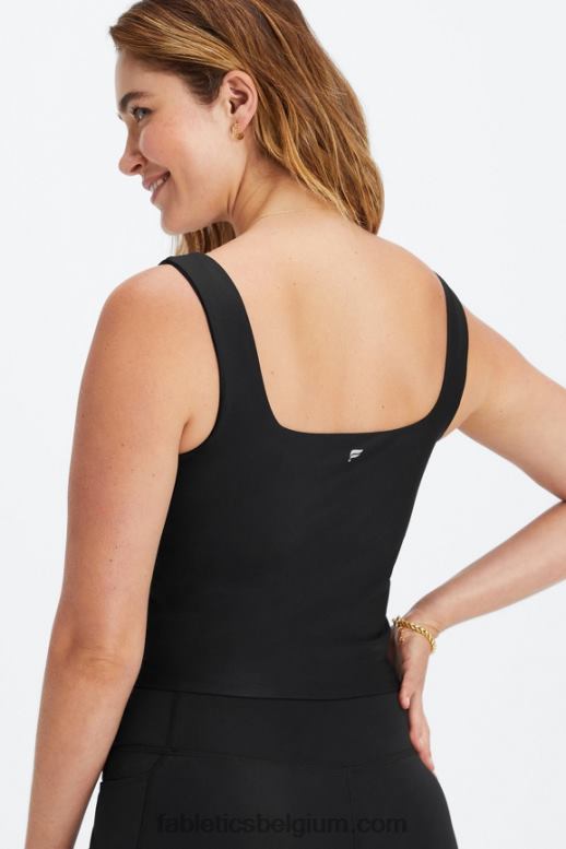 zwart vrouwen lydia ingebouwde bh-tank Fabletics LH20J1563