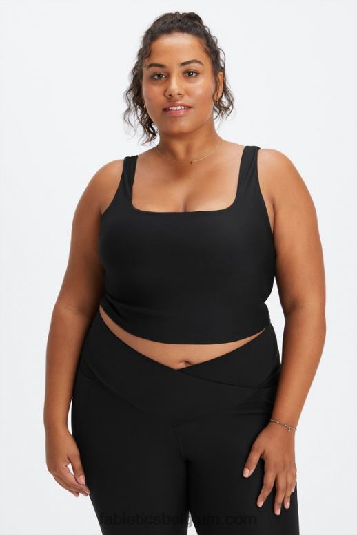 zwart vrouwen lydia ingebouwde bh-tank Fabletics LH20J1564