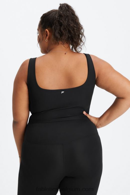 zwart vrouwen lydia ingebouwde bh-tank Fabletics LH20J1564