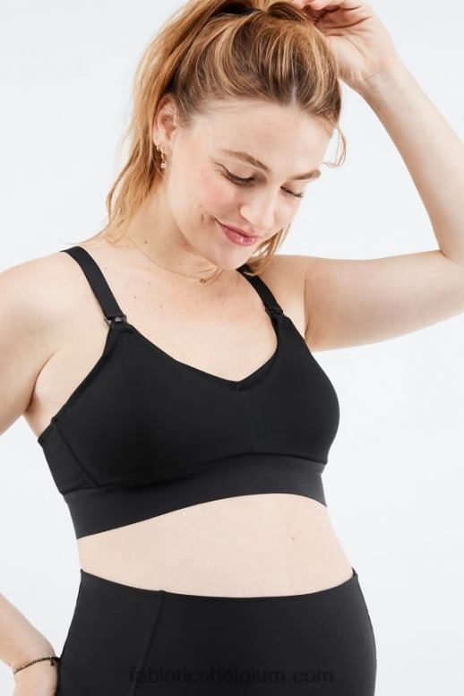 zwart vrouwen zwangerschap voedingsbeha Fabletics LH20J1603