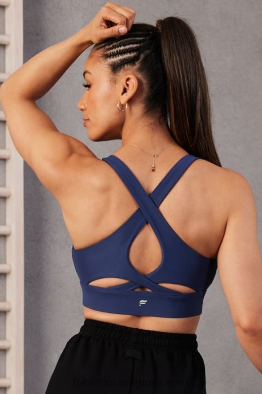 collegiale marine vrouwen niet stuiterende sportbeha 89 Fabletics LH20J1333