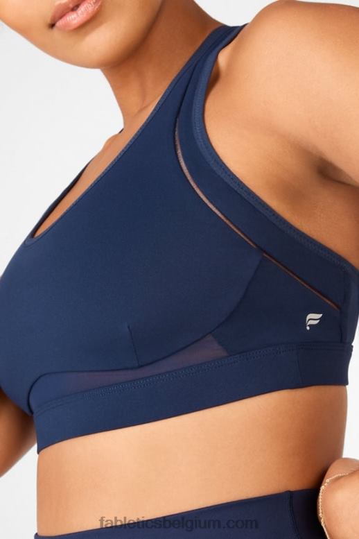 diepe marine vrouwen belle high impact sportbeha Fabletics LH20J1415
