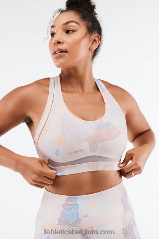 dor/warm zand vrouwen belle high impact sportbeha Fabletics LH20J1407