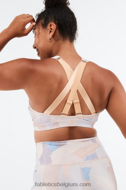 dor/warm zand vrouwen belle high impact sportbeha Fabletics LH20J1407