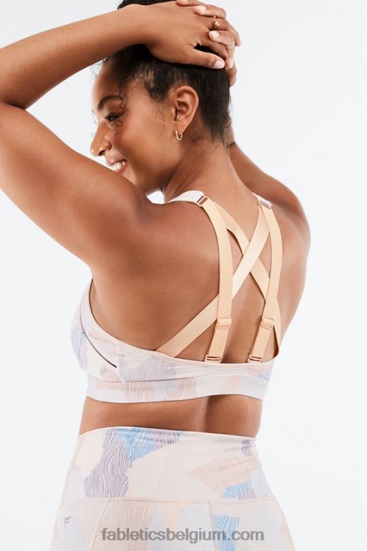 dor/warm zand vrouwen belle high impact sportbeha Fabletics LH20J1407
