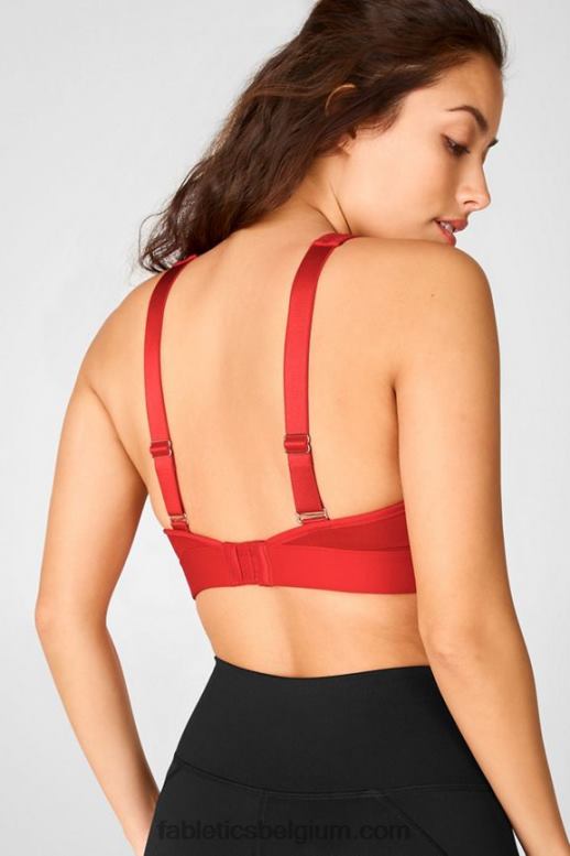 kaki vrouwen zoe high impact sportbeha iv Fabletics LH20J1445