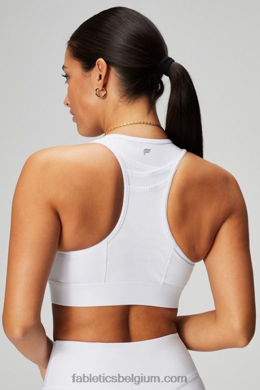 klassiek wit vrouwen trinity high impact sportbeha 98 Fabletics LH20J1381