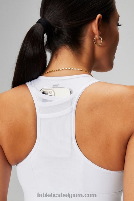 klassiek wit vrouwen trinity high impact sportbeha 98 Fabletics LH20J1381