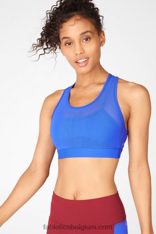 lapis vrouwen faye sportbeha met hoge impact Fabletics LH20J1391