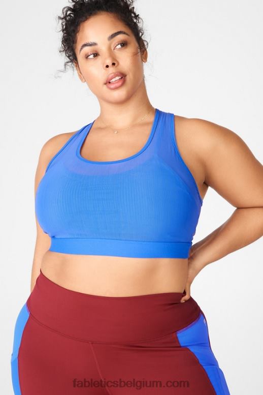 lapis vrouwen faye sportbeha met hoge impact Fabletics LH20J1392