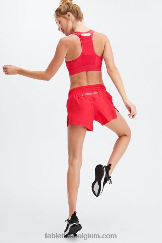 lippenstift rood vrouwen trinity high impact sportbeha 97 Fabletics LH20J1376