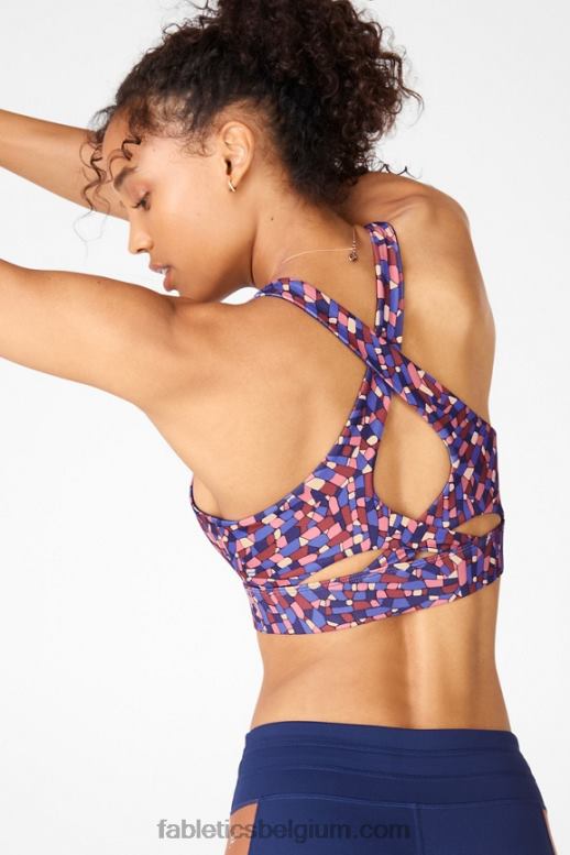 marine kristallijn vrouwen niet stuiterende sportbeha 94 Fabletics LH20J1359