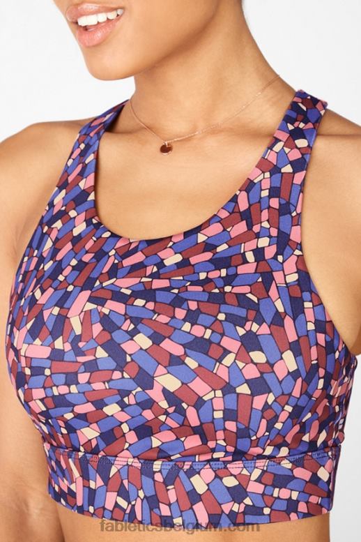 marine kristallijn vrouwen niet stuiterende sportbeha 94 Fabletics LH20J1359
