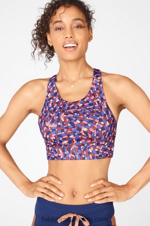 marine kristallijn vrouwen niet stuiterende sportbeha 94 Fabletics LH20J1359