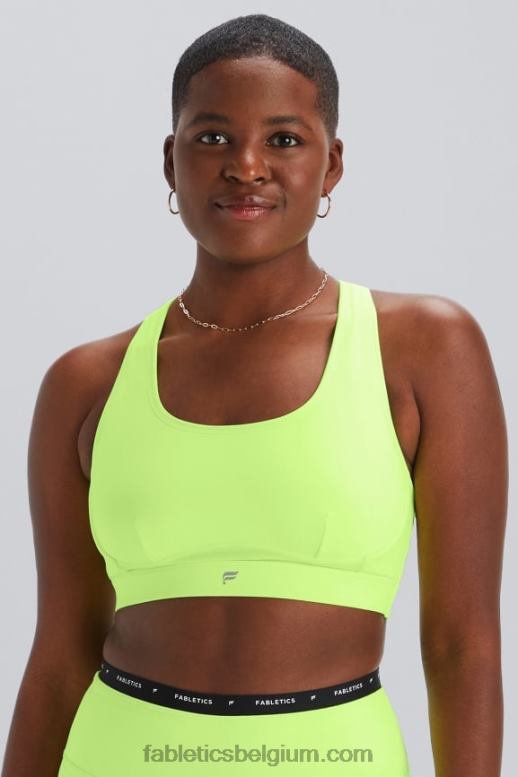 markeerstift vrouwen belle high-impact sportbeha met racerback Fabletics LH20J1395