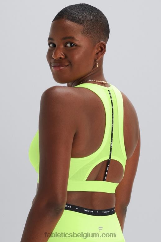 markeerstift vrouwen belle high-impact sportbeha met racerback Fabletics LH20J1395