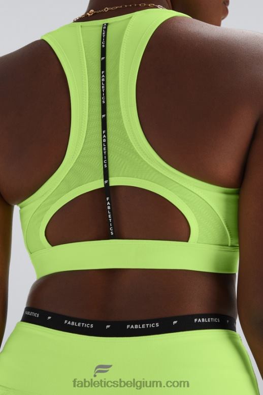 markeerstift vrouwen belle high-impact sportbeha met racerback Fabletics LH20J1395