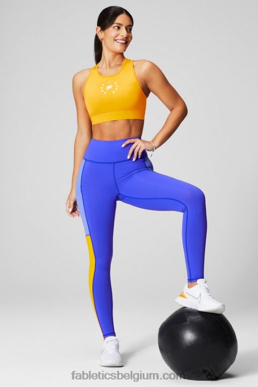middagzon/roze ontsnapping/afbeelding vrouwen trinity high impact sportbeha 95 Fabletics LH20J1364