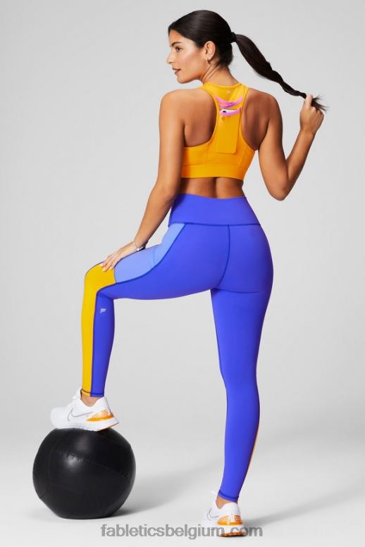 middagzon/roze ontsnapping/afbeelding vrouwen trinity high impact sportbeha 95 Fabletics LH20J1364