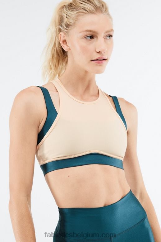middernacht golf glans/zonsopgang vrouwen madison high-impact sportbeha Fabletics LH20J1424